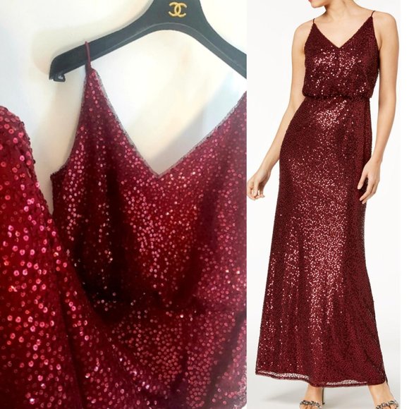 Adrianna Papell Dresses & Skirts - $179 ADRIANNA PAPELL New sequin party long gown M